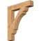 Ekena Millwork Olympic Block Smooth Bracket, Western Red Cedar, 5 1/2"W x 32"D x 38"H BKT06X32X38OLY05SWR - alternate 1